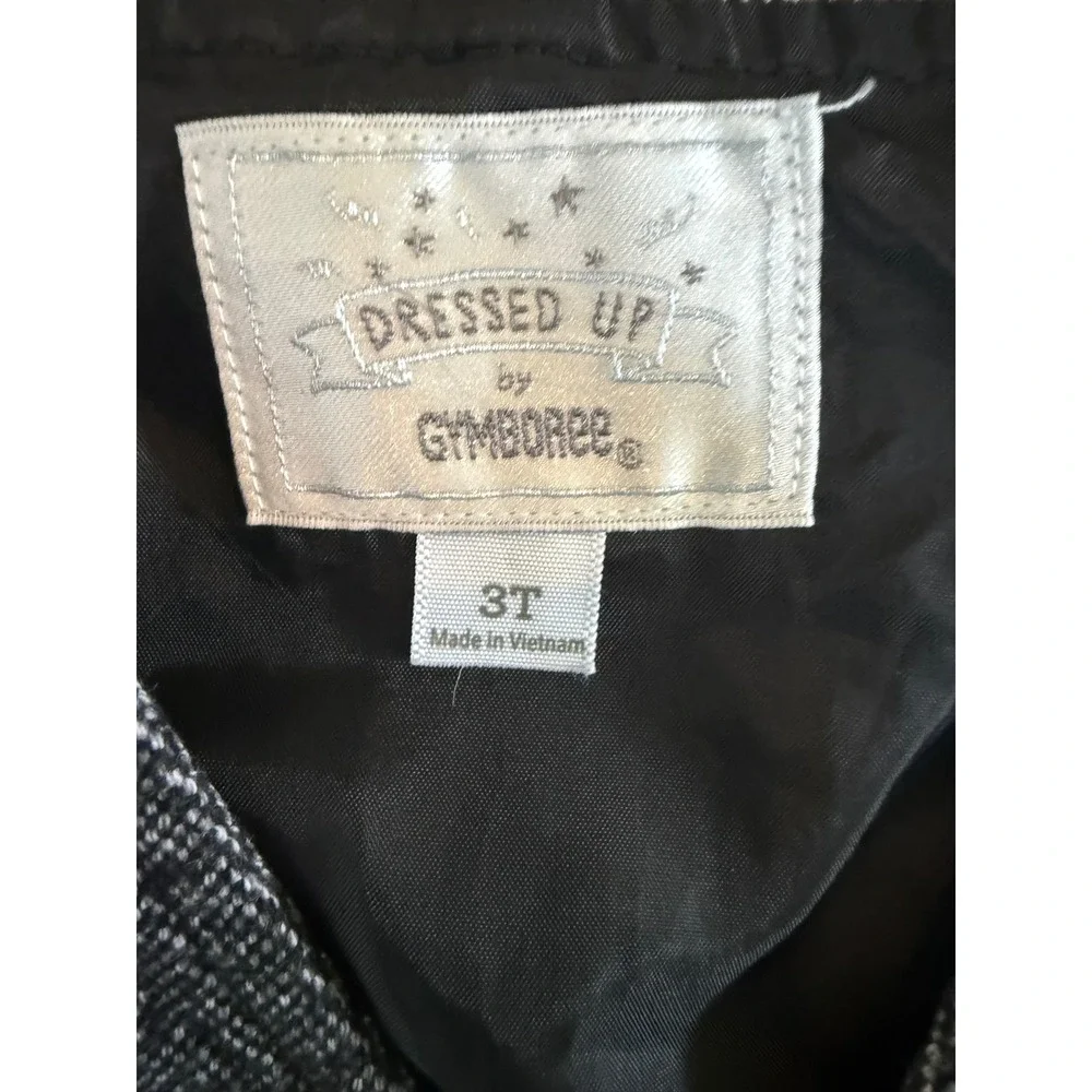 Gymboree Dressed Up Boys Tweed Vest Size 3T Formal Dressy Button Front‎ Gray
